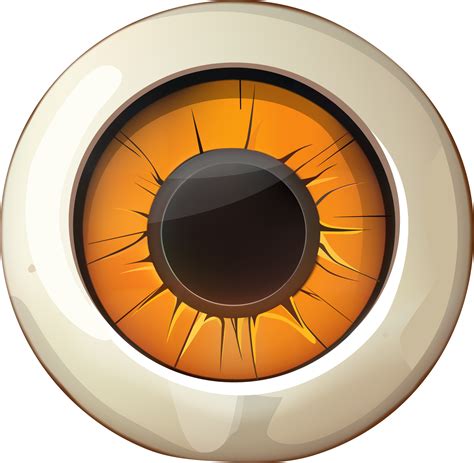 3D Spooky Halloween Eye. Vector Illustration EPS10 25337771 PNG