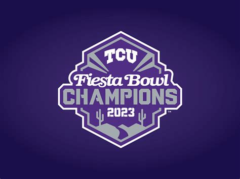 TCU HORNED FRONGS 2023 FIESTA BOWL CHAMPIONS - Logo Concept by Matthew ...