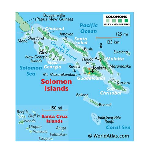 Solomon Islands Maps & Facts - World Atlas