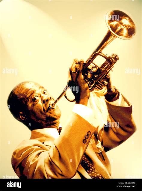 LOUIS ARMSTRONG US Jazz musician Stock Photo - Alamy