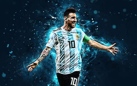 Lionel Messi, joy, Argentina national football team, goal, football ...