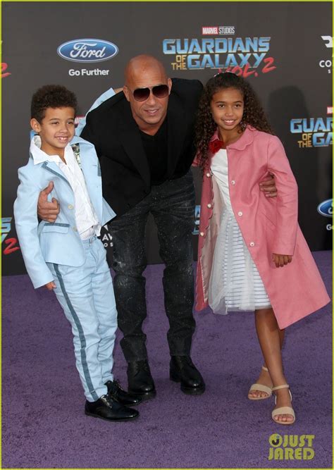 Vin Diesel Brings His Kids to 'Guardians 2' Hollywood Premiere!: Photo ...