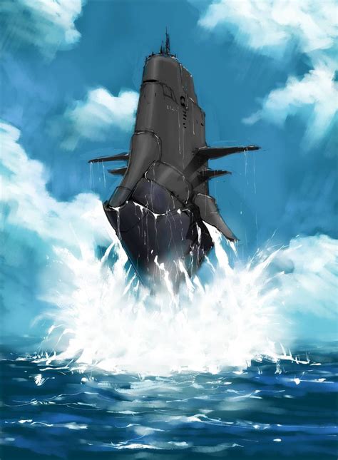 Flying Submarine By Nello Fontani | Fantasy art landscapes, Fantasy art ...