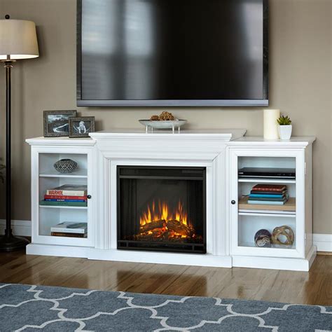 Real Flame Frederick 72 in. Freestanding Electric Fireplace TV Stand ...