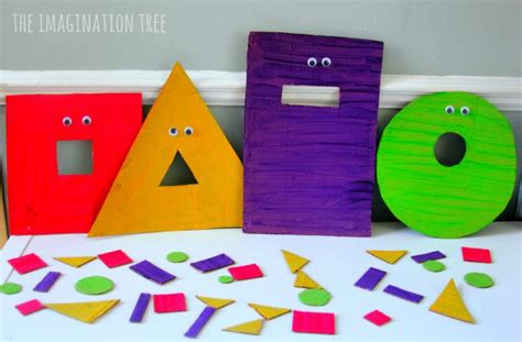 Feed the Hungry Shape Monsters Sorting Game - The Imagination Tree