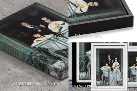 The Balcony Manet Stretched Canvas Print | Blue Horizon Prints Australia