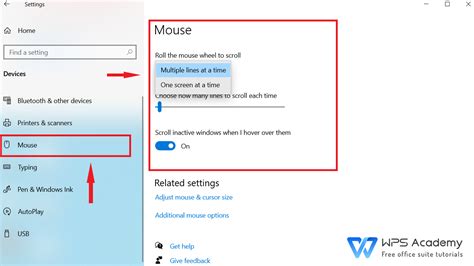 How to change the mouse scroll speed in Windows | WPS Office Academy