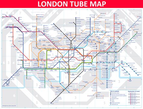 London Tube Map Printable