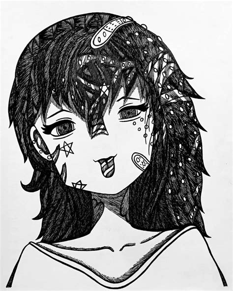 A cute punk anime girl by Shanethepain3000 on DeviantArt