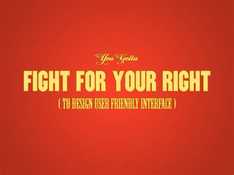 Fight for Your Right by Marco Giusti on Dribbble