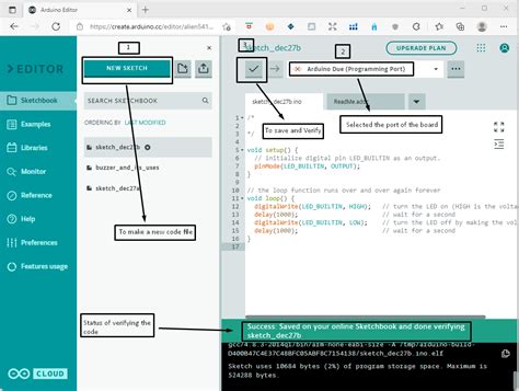 Getting started with the Arduino Web Editor