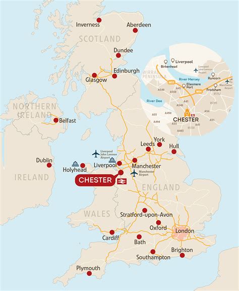 Map - The Chester Tour Company