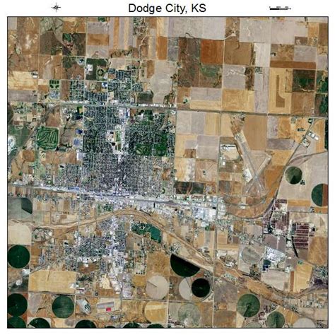 Aerial Photography Map of Dodge City, KS Kansas