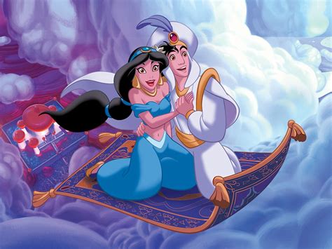 Disney's Jasmine And Aladdin Magic Carpet Ride 16x20 Poster ...