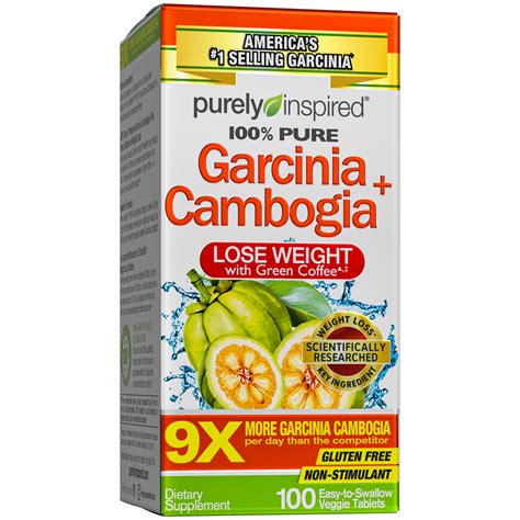 Purely Inspired Garcinia Cambogia, 100% Superfood Weight Loss ...