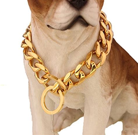 Custom Ultra Strong 19MM Slip Chain Dog Collar - For Pit Bull Mastiff ...