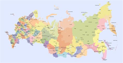 Russia Map - Guide of the World