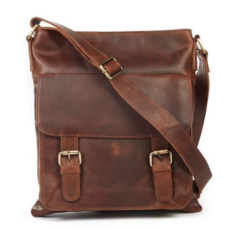 leather cross body messenger bag by the leather store ...