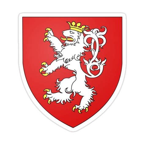 Bohemia Flag Kingdom Come Delivrance Sticker by rudash | Coat of arms ...