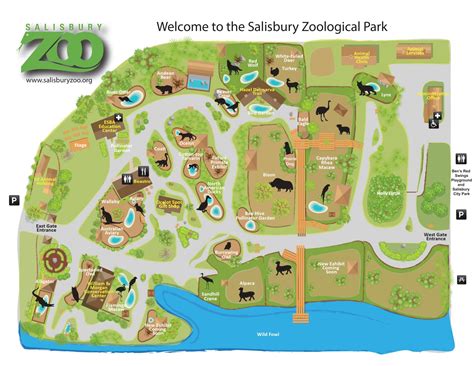 Map | Salisbury Maryland Zoo FREE Admission Park