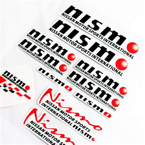 NISMO Reflective Car Door Window Vinyl Decal Sticker For NISSAN - 11pc ...