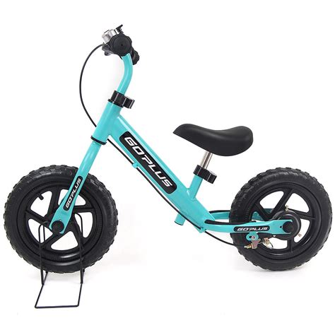 Goplus 12'' Blue Kids Balance Bike Children Boys & Girls with Brakes ...