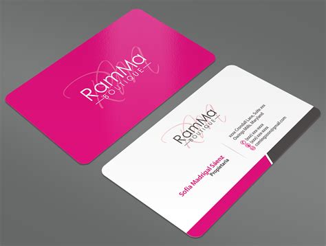 Modern business cards for a clothing Boutique by Daryflex1