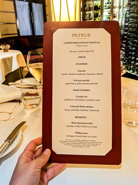 REVIEW: A Michelin Starred Dinner at Petrus, London