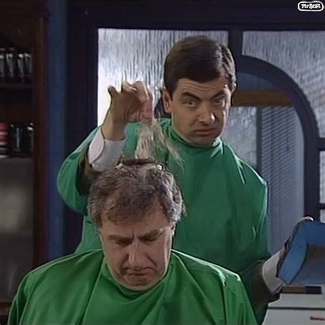 Hairdressing with Mr Bean ️ | If Bean offers you a haircut, just say ...