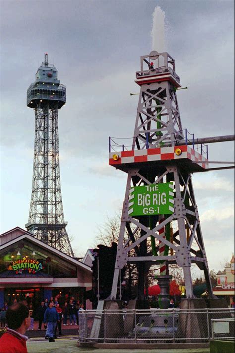 Iconic Kings Island roller coasters and attractions