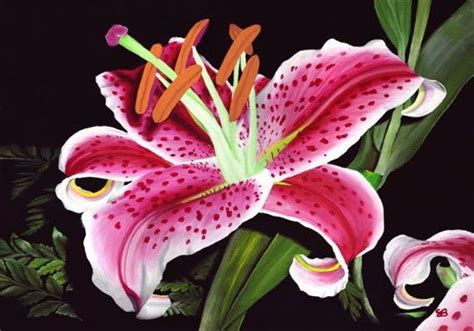 Stargazer Lily 8x10 Print | Etsy | Stargazer lily, Spring flower art ...