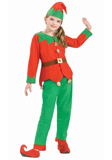 Kids Christmas Elf Costume