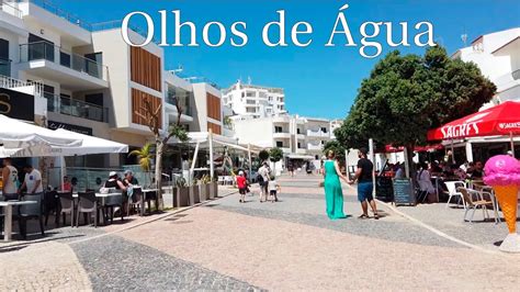 Olhos De Agua walk, See the town, beach, shops & restaurants Albufeira ...