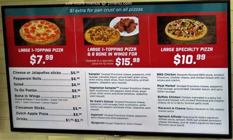 Online Menu of Mr Gatti's Pizza Restaurant, Houston, Texas, 77047 - Zmenu