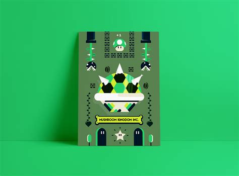 Mushroom Kingdom Inc. Poster by Chris Knight on Dribbble