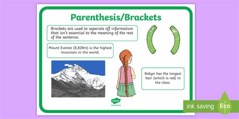 👉 Parenthesis Poster | KS2 Punctuation (Teacher-Made)