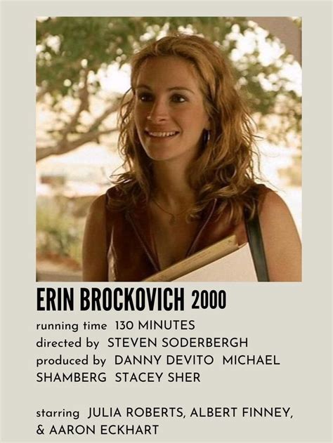 Erin Brockovich Minimal Movie Poster | Erin brockovich, Movie posters ...