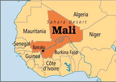 Bamako Mali map - Map of bamako Mali (Western Africa - Africa)