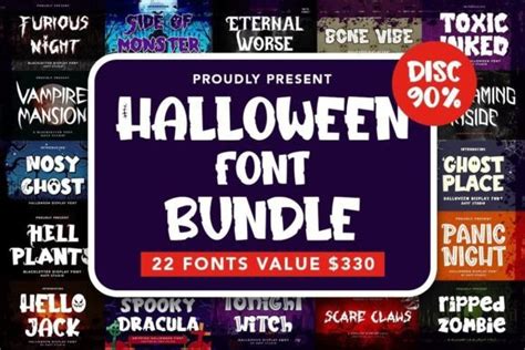 Perfect Halloween Font Bundle Bundle · Creative Fabrica