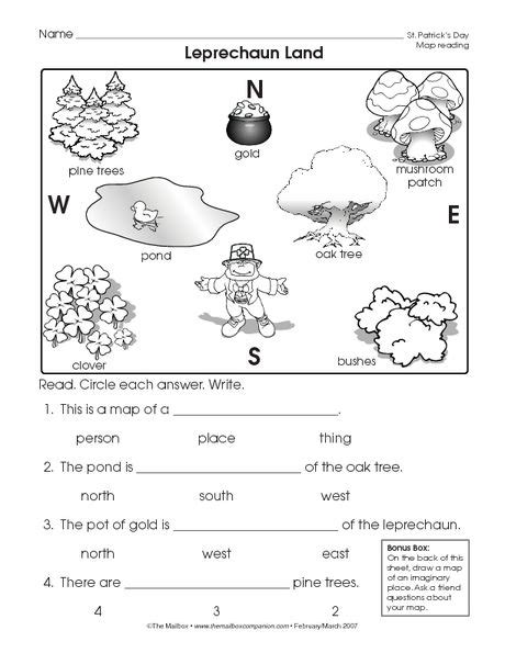 1st Grade Map Worksheets For Kids – Kidsworksheetfun