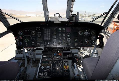 Sikorsky S-64 (CH-54) Skycrane Helicopter Cockpit Helicopter Cockpit ...