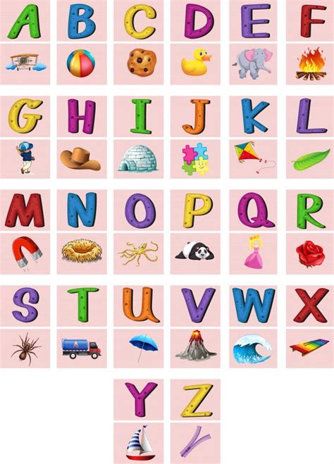 the alphabet is made up of different types of letters