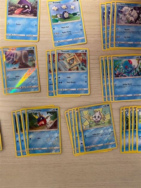 pokemon water cards, Hobbies & Toys, Toys & Games on Carousell