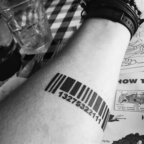 25 Graphic Barcode Tattoo Meanings - Placement Ideas (2019)