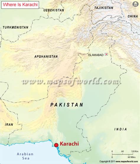 Karachi In World Map - Blythe Starlene