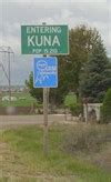 Kuna, Idaho 13,182 - Population Signs on Waymarking.com