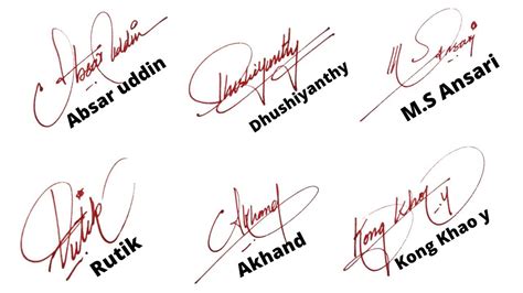 Beautiful Signature Styles for A to Z