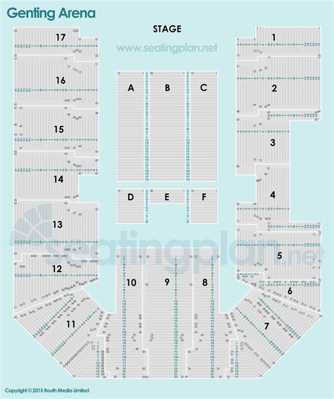 bp pulse LIVE Detailed Seating Plan