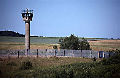 East German border before the wall came down. | Berlin wall, East ...