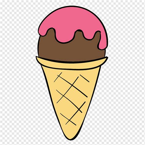 Cono de helado, conos de helado, chocolate, animación, dibujos animados ...